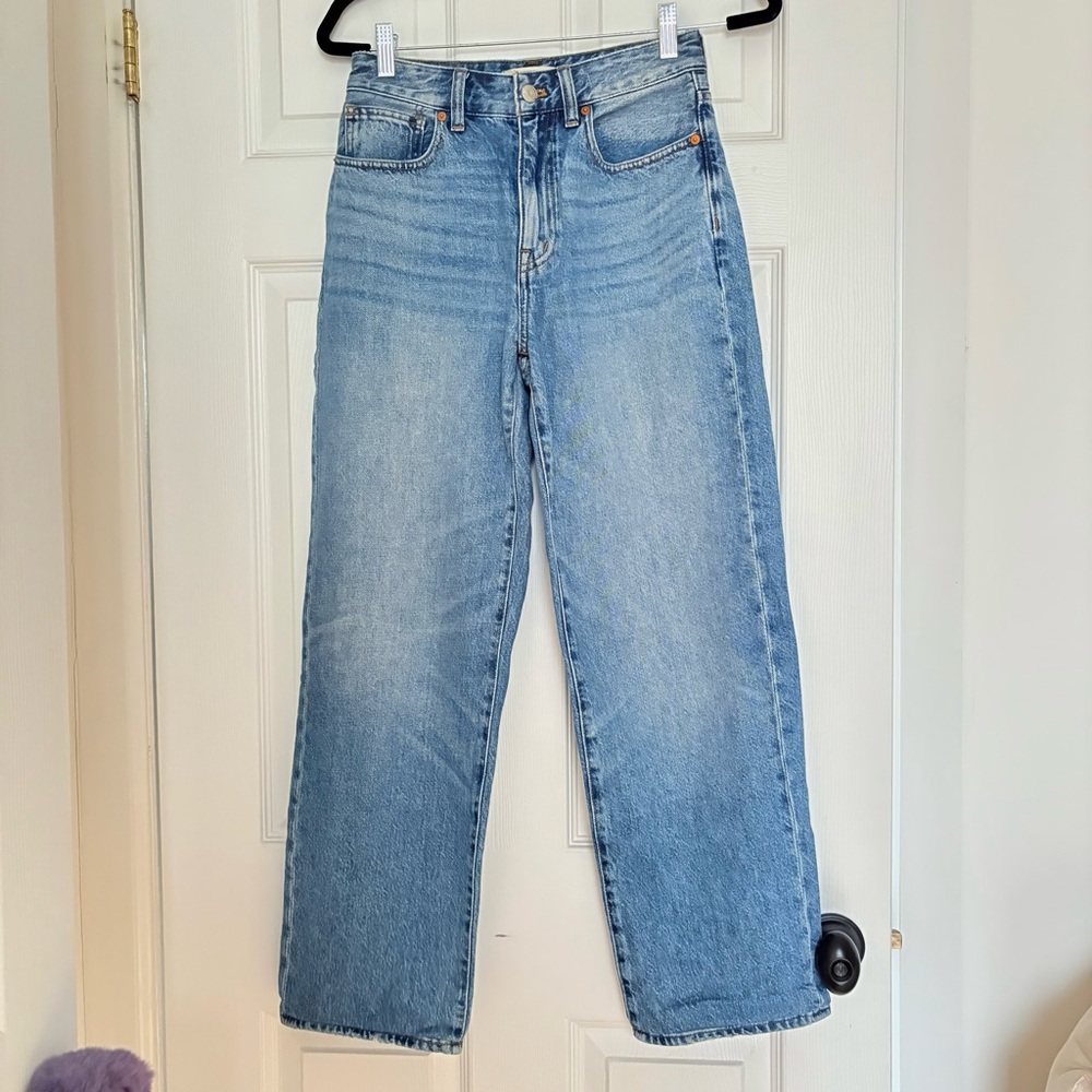 Madewell Curvy Baggy Straight Jeans
